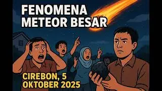 Meteor Bolide dan Batu Jatuh Cirebon-Tegal