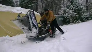 Rex4x4Raw 3 year old start cold start 1993 arctic cat lynx