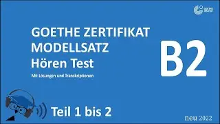 Project New B2 | Goethe Certificate B2 Listening | German exercises B2 with solutions at the end ...