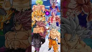 Broly, Cumber and Black Goku Vs Gohan , Vegeta and Goku #shorts