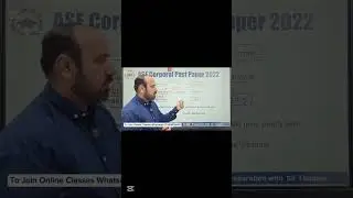 ASF Corporal Past Paper 2022 || ASF ASI Past Papers Solved PPSC FPSC PMS for GK McQs Preparation