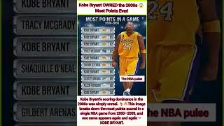 Kobe Bryant OWNED the 2000s 😱 Most Points Ever!#nba #nbashorts #basketball #nbaaustralia #viralvideo