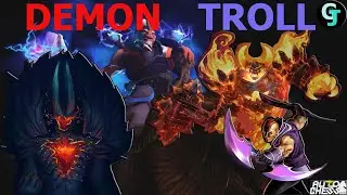 DOTA AUTO CHESS - DEMON AND TROLL COMBO!