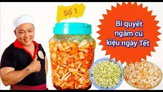 Chia sẻ cách ngâm Củ Kiệu kiểu mới ,màu sắc đẹp, vị chua ngọt, đậm đà, đặc biệt giòn lâu