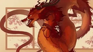 Spirit Guide - speedpaint process video