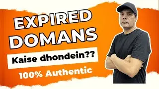 Expired domains kaise dhondein? | Shaz SEO Expert