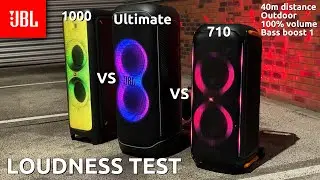 JBL Ultimate против 1000 против 710 🔊 Тест громкости Partybox на открытом воздухе!