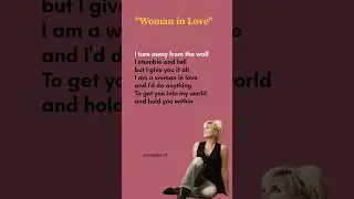 Woman in Love (Verse-1, Chorus) lyrics - Dana Winner #lyrics #womaninlove #danawinner