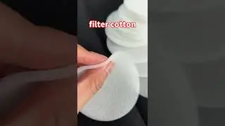 Initial water washing, filtration, blasting sponge, black dust-proof sponge