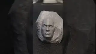 3D Printed The Rock rock