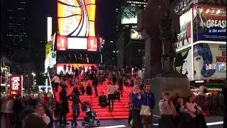 10 Years of Red Steps in Times Square