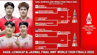 HASIL LENGKAP & JADWAL FINAL BWF WORLD TOUR FINALS 2025 BESOK JAM 1 SIANG LIVE TVRI SPORTS