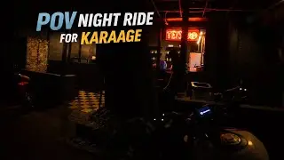 POV: Riding My CFMOTO 675NK to My Favorite Karaage Spot at Night | No Talk