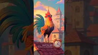 Murga🐓 vs Alarm clock ⏰ #viral #3danimation #animatedcartoon #animation #cartton #cartoon #3d #facts