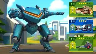 Shadow with Longarm 8, Shotgun 8, Pulse Cannon 8 - Mech Arena