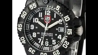 Luminox 7051 MENS WATCH NAVY SEAL COLORMARK BLACK RUBBER REVIEW ルミノックス ブラック ラバー レビュー メンズ