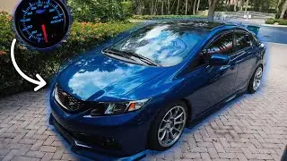 INSTALLING GLOWSHIFT BOOST GAUGE IN MY 400HP TURBO CIVIC SI