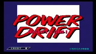 Power Drift - Arcade Gameplay - SEGA 1988