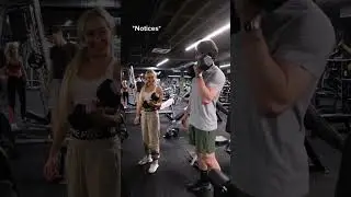 Copying people&rsquo;s exercises in the gym 🤭 #shorts #youtubeshorts