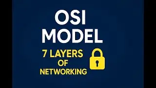 OSI Model Explained Simply  7 Layers ----Networking & Cybersecurity Basics
