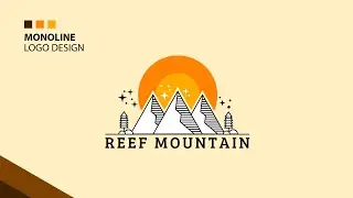 SIMPLE MOUNTAIN LOGO | XARA DESIGNER PRO