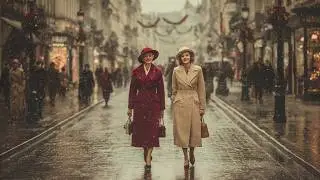 Winter Jazz Café ☕ | Old-Fashioned 1950s Crooner & Vintage Swing (1940s–1960s)