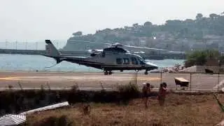 DECOLLO ELICOTTERO ELIPORTO CASAMICCIOLA TERME (ISCHIA)