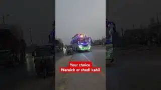 #waraichexpress and #Shadikhail non ac #Hino bus #pakbusmedia