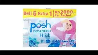 Iklan Radio Posh Deo Lotion Hijab Chic Refreshing Cool