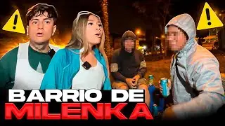VISITANDO el BARRIO de MILENKA  *casi nos roban 😭🔫*