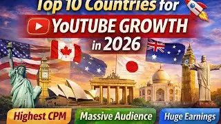 Top 10 Countries for YouTube Growth in 2026 🚀 Highest Views & Earnings