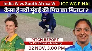 India vs South Africa Final Pitch Report: DY Patil Stadium Pitch Report | Navi Mumbai Pitch Report