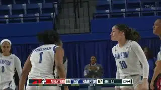 Hampton Women's Basketball Highlights | Hampton 68, Northeastern 66 (3/2/25)