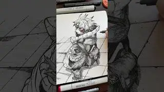 Drawing Love 😳 from Gachiakuta #anime #love #shorts #gachiakutaanime #sketchbook #manga
