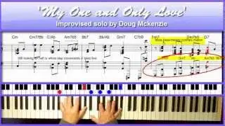 'My One and Only Love' - jazz piano tutorial by Doug Mckenzie