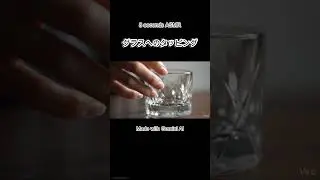 ASMR Thick Glass Tapping | Deep Crystal Sounds for Relaxation 🥃✨ #shorts #relaxing