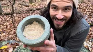 Acorn Foraging & Processing Part 3: Cracking and Grinding