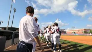 Nicholls State South Alabama Softball Starting Lineup April 8, 2015