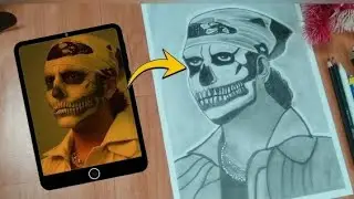 Talwiinder Drawing Sketch, How to Draw Talwinder Singh, Talvinder Face Portrait Step by Step