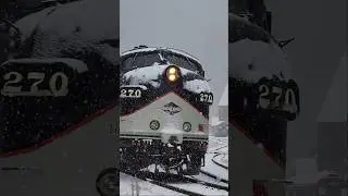 Classic Trains, Majestic Snowfall, Jim Thorpe, PA Lehigh Gorge Scenic Railway