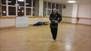 SAMURAI SWORD PATTERN LEE MANTEL SHEN CHI DO MARTIAL ARTS KARATE DEMONSTRATION