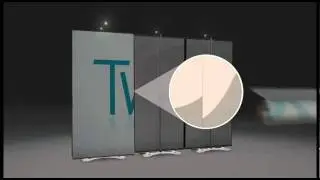 Twist Banner Stand Linked Straight