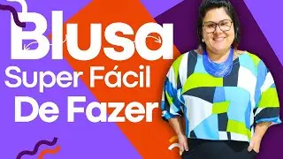 COMO FAZER UMA BLUSA COM EL&Aacute;STICO NA MANGA - COSTURA PARA INICIANTE - APRENDENDO A COSTURAR