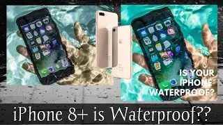 iPhone 8+ in Water || iPhone +8 is Waterproof ??