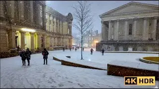Storm Goretti Covers Birmingham City Centre in Heavy Snow | 2 hours of snow