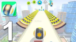 Action Balls: Gyrosphere Race - Gameplay Walkthrough Part 1 - Levels 1-14 Ball Game (Android, iOS)