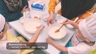 Homeschooling - Pancake day (sensory activities)
