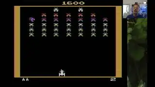 Galaxian (1983 - Atari 2600) // Una muy buena conversi&oacute;n de &eacute;poca, de un clasico fixed shooter