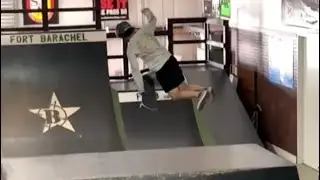 Backflip hand plant on skateboard!!