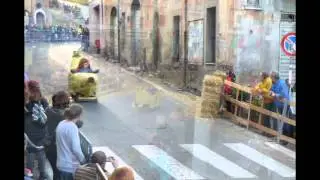Corsa delle carrettelle Canepina Festa della castagna 2015